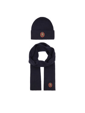 Tommy Hilfiger Zestaw szalik i czapka Tommy Hilfiger Th Crest Giftpack AM0AM14586 Granatowy