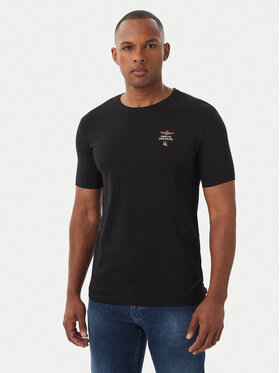 Aeronautica Militare Aeronautica Militare Camiseta Girocollo AM1UTI005 Negro Regular Fit