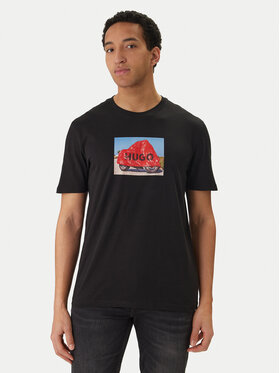 HUGO HUGO Camiseta Dostino 50557674 Negro Regular Fit