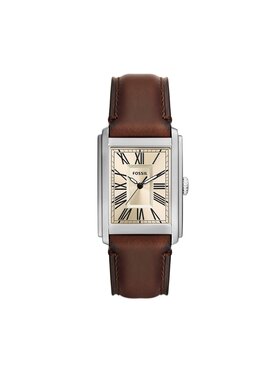 Fossil Hodinky Fossil Carraway FS6012 Hnědá