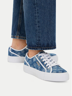 Guess Sneakersy Guess FLJJX7 FAL12 Niebieski