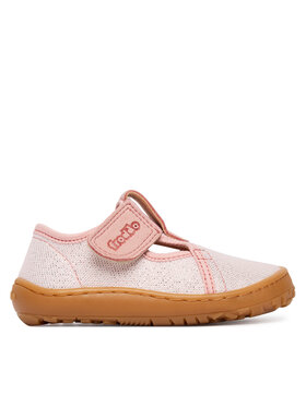 Froddo Тапочки Froddo Barefoot Canvas T-Bar G1700439-2 M Рожевий