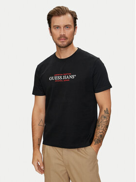 Guess Jeans Guess Jeans Футболка M4YI42 K8FQ4 Чорний Regular Fit