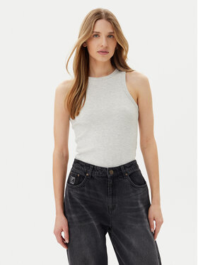 Pieces Pieces Top May 17154480 Gris Slim Fit