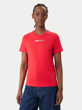 Tommy Jeans Tommy Jeans Camiseta DW0DW22277 Rojo Regular Fit