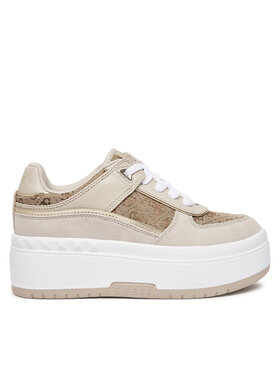 Guess Sneakersy Guess FLPR2D FAL12 Beżowy