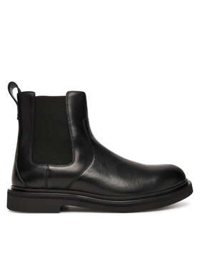 KARL LAGERFELD Kotníková obuv s elastickým prvkem KARL LAGERFELD KL12244 Černá