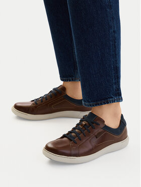 Clarks Снікерcи Clarks Mapstone Lace 26176886 Коричневий