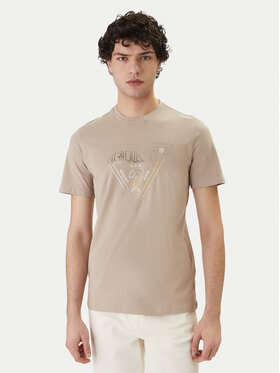 Guess Guess Футболка M6GI11 K2992 Бежевий Slim Fit