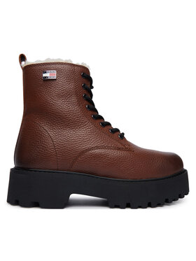 Tommy Jeans Trzewiki Tommy Jeans Tjw Platform Boots Wl EN0EN03159 Brązowy