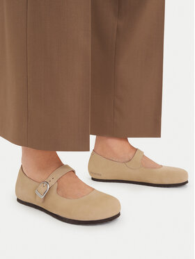 Birkenstock Балетки Birkenstock Santa Clarita 1031613 Бежевий