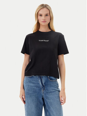 Guess Jeans Guess Jeans Футболка W5RI4 2K8HM0 Чорний Regular Fit