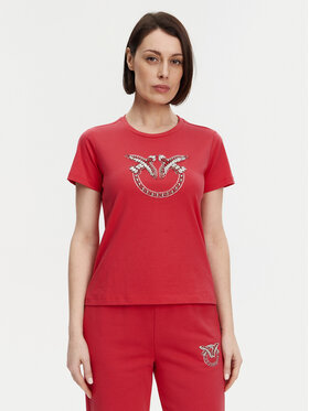PINKO PINKO Футболка Quentin 100535 A2G7 Червоний Regular Fit