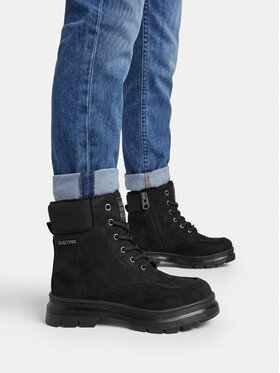 G-Star Šnurovacia obuv G-Star Raw EO-CI12-HARDY-06 Čierna