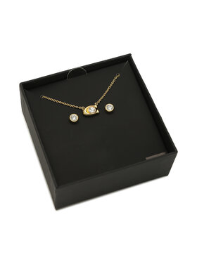 Coach Set collana e orecchini Coach Signature Necklace & Earring Set 37412845GLD110 Oro