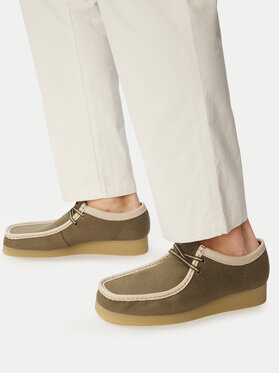 Clarks Туфлі Clarks Wallabee EVO 26186172 Зелений
