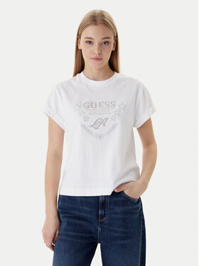 Guess Guess Футболка W6RI30 I3Z14 Білий Regular Fit