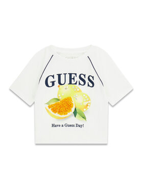 Guess Guess Футболка J6GI08 K8HM4 Білий Regular Fit