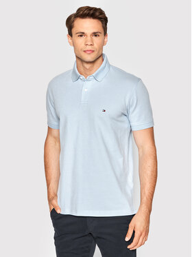 Tommy Hilfiger Tommy Hilfiger Polo majica 1985 MW0MW17770 Svetlo modra Regular Fit