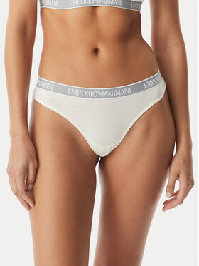 Emporio Armani Underwear Emporio Armani Underwear Conjunto de bragas brasileñas EW000404 AF19026 M0082 Blanco