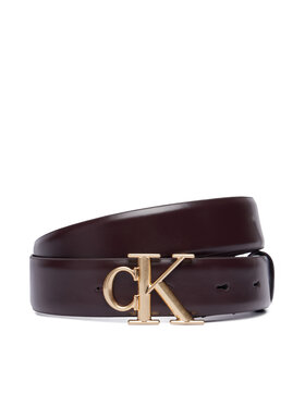 Calvin Klein Ročna torba Calvin Klein Round Ck Buckle 30Mm Belt Smooth LV04F7074G Kremna