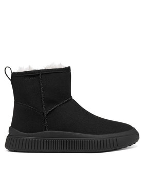 Geox Ботуши Geox J Laquinny Girl J56M3C 000AU C9999 M Черен
