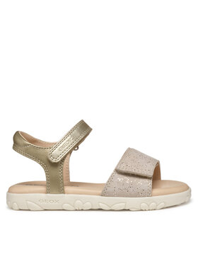 Geox Sandály Geox J Haiti J028ZA 007NF C2012 D Zlatá