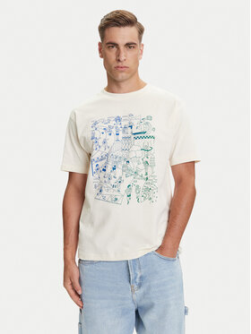 New Balance New Balance Camiseta MT53916 Écru Regular Fit
