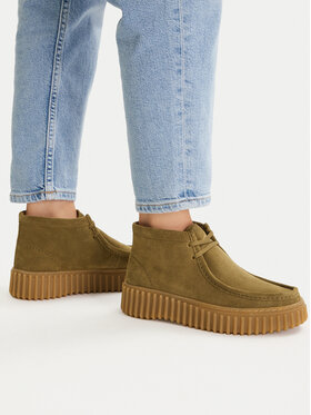 Clarks Черевики Clarks Torhill Moss 26183872 Хакі