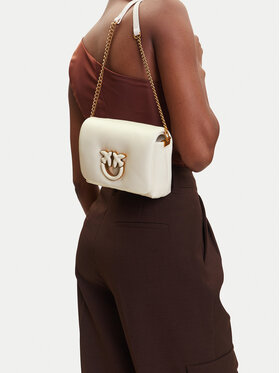 PINKO Torbica PINKO Love Click Puff Baby 101584 A10F Écru