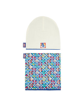 Looney Tunes Set čepice a tunelová šála Looney Tunes CEO-ACCCS-AW25-203WBLT Écru