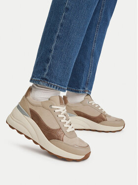 Geox Sneakers Geox D Spherica Ec13 D65WAB 2285 C5288 Beige