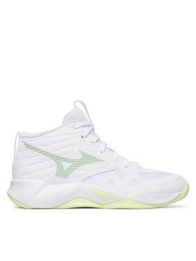 Mizuno Čevlji za športe v zaprtih prostorih Mizuno Wave Momentum Pro Mid V1GC2545 Bela