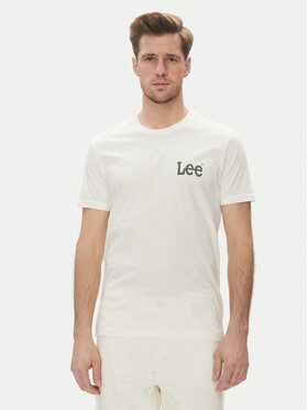 Lee Lee Футболка Medium Wobbly 112364535 Білий Regular Fit