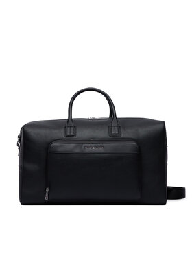 Tommy Hilfiger Hétvégi táska Tommy Hilfiger Th Central Duffle AM0AM14739 Fekete