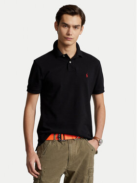 Polo Ralph Lauren Polo Ralph Lauren Поло Core Replen 710795080 Чорний Slim Fit