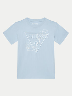 Guess Guess Camiseta L5GI09 K8HM4 Celeste Regular Fit