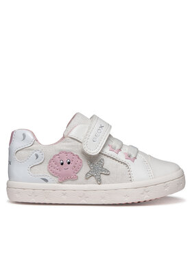 Geox Sneakers aus Stoff Geox B Gisli Girl B651MB 00954 C0007 S Weiß