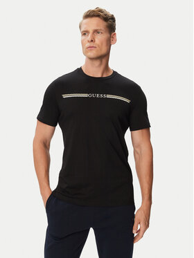 Guess Guess Marškinėliai Z6BI05 K6536 Juoda Regular Fit