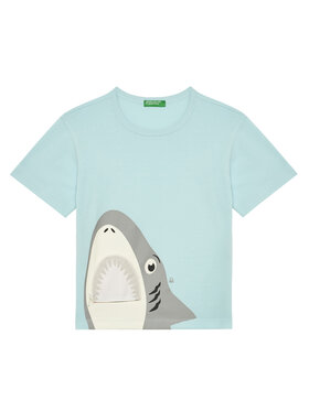 United Colors Of Benetton United Colors Of Benetton Футболка 3I1XG10JL Голубий Regular Fit