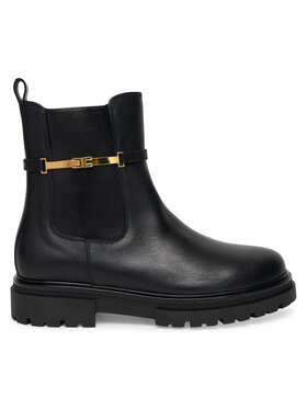 Elisabetta Franchi Īsie zābaki Elisabetta Franchi Chelsea Bot F4A5-E0441-1251 S Melns