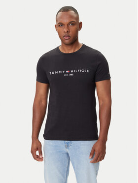 Tommy Hilfiger Tommy Hilfiger T-shirt Core Logo Tee MW0MW11465 Nero Slim Fit
