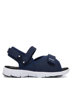 BOSS Sandále BOSS J51654 M Tmavomodrá