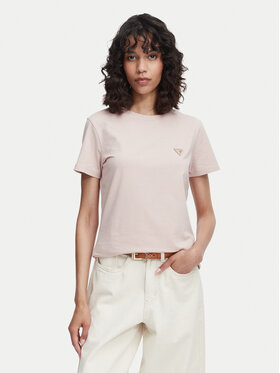 Guess Guess Футболка V4YI09 J1314 Світло-рожевий Regular Fit