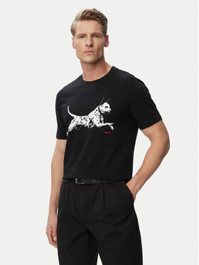 HUGO HUGO Camiseta Dirunn 50564143 Negro Regular Fit