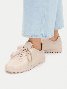 Calvin Klein Tenisice Calvin Klein Low Profile Run Mg Pol Mix Mat HW0HW03284 Bež