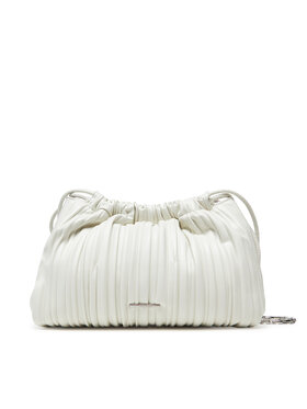 Calvin Klein Kabelka Calvin Klein Drawstring Plisse Crossbody LV04F3076G Biela