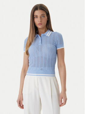 Guess Guess Поло W6GR25 Z0672 Голубий Regular Fit