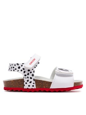Geox Σανδάλια Geox B Sandal Chalki Girl B452RB 0003W C0404 M Λευκό