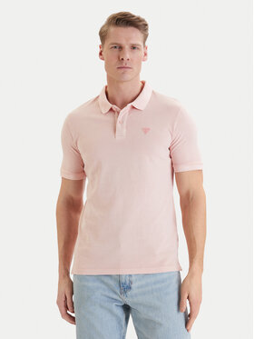 Guess Guess Поло F6GP03 K9WF1 Оранжевий Slim Fit